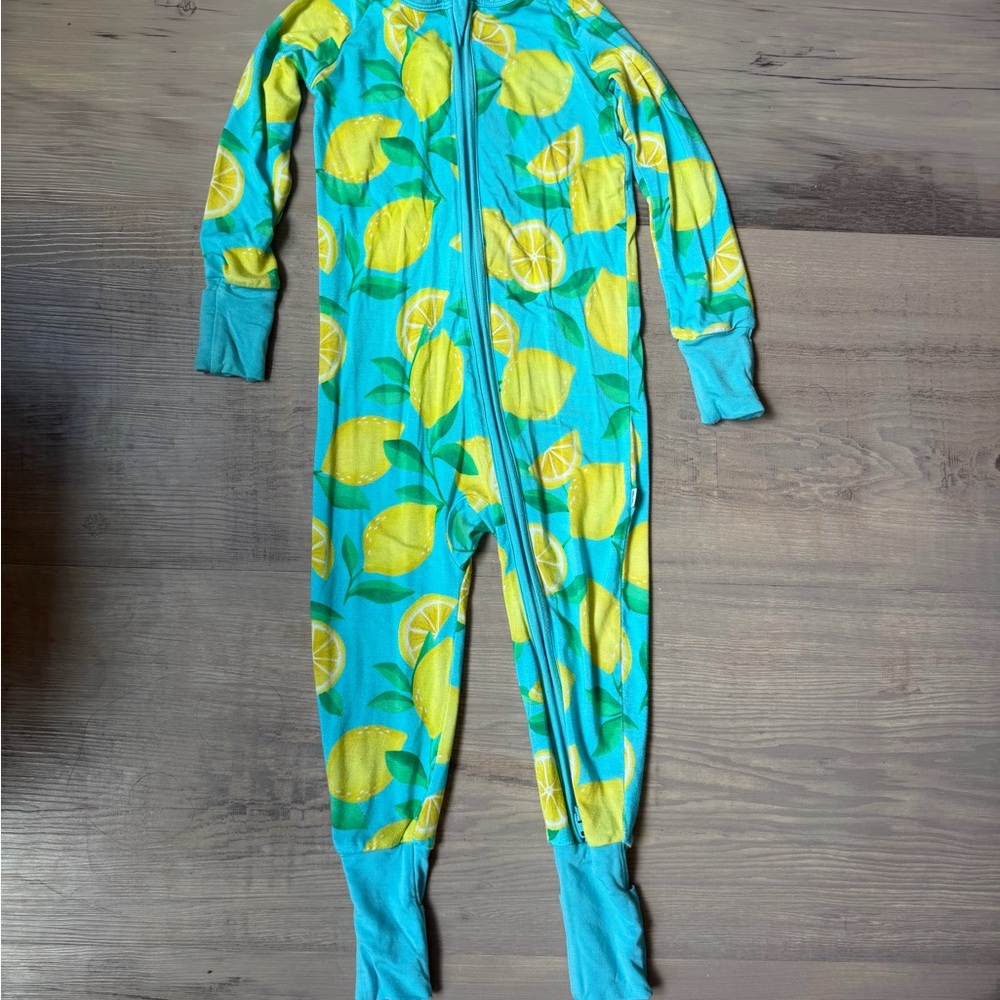 Little Sleepies Summer Lemon Zippy Pajamas | Never work